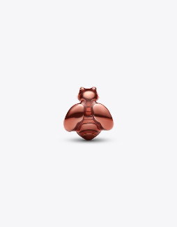 Orange Bee Mini Charm