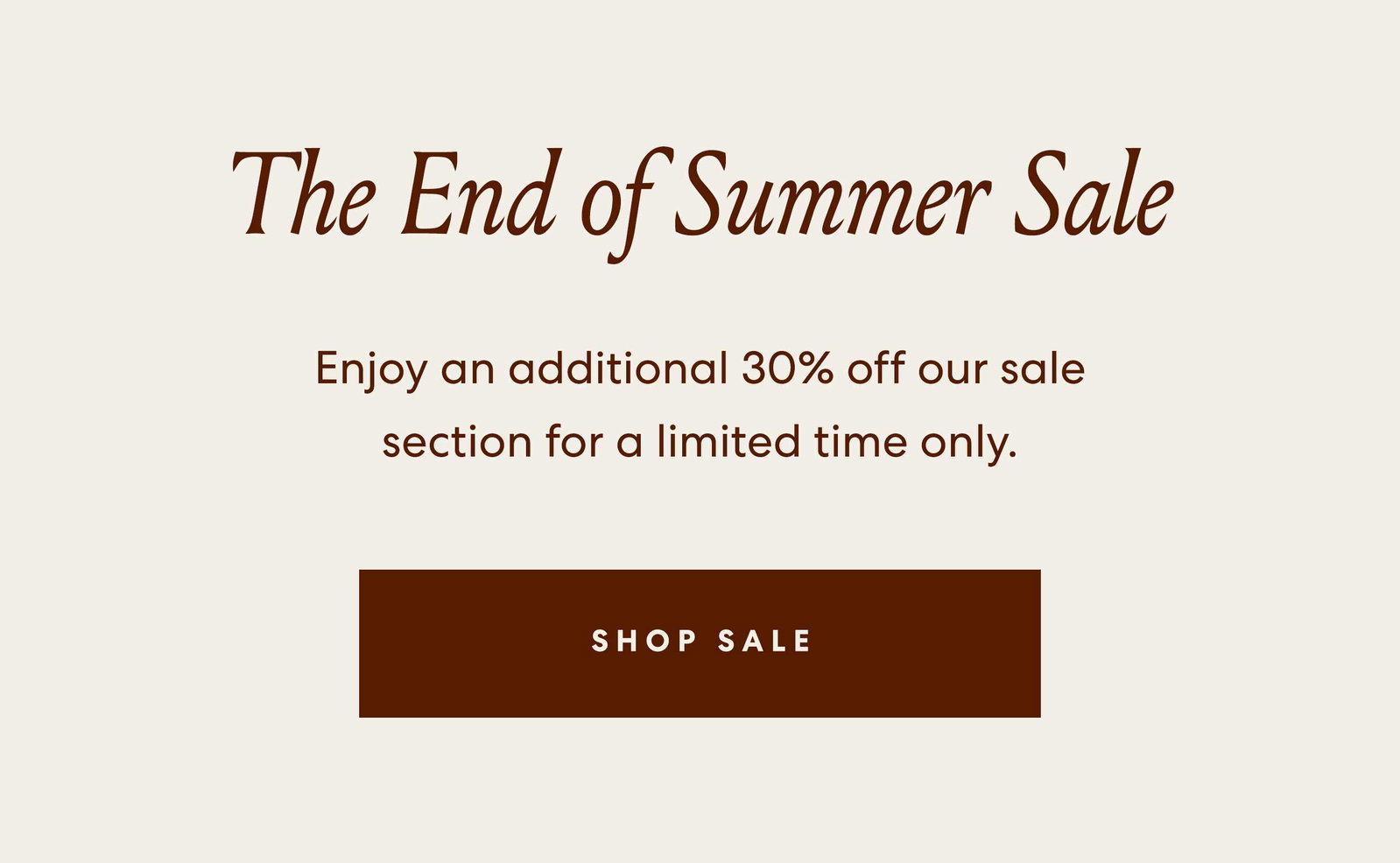 Shop Sale 