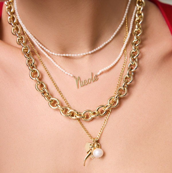 Freshwater Pearl Name Necklace