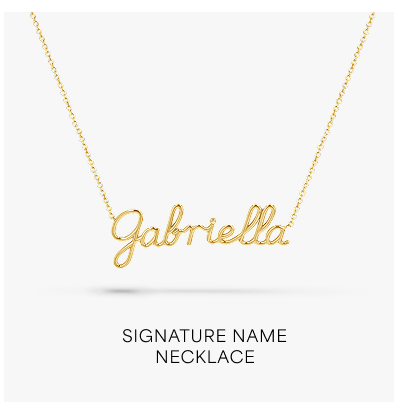 Signature Name Necklace