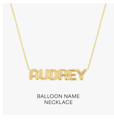 Balloon Name Necklace