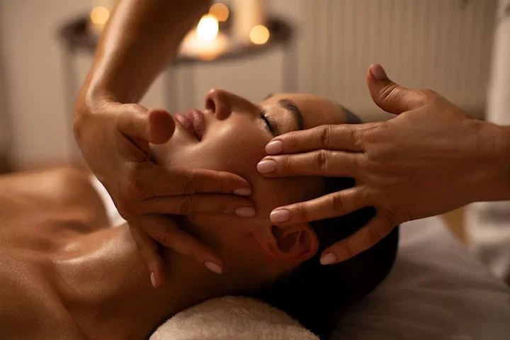 Ansiktsmassage eller skalpmassage hos Your SKIN eco, Upplands Väsby