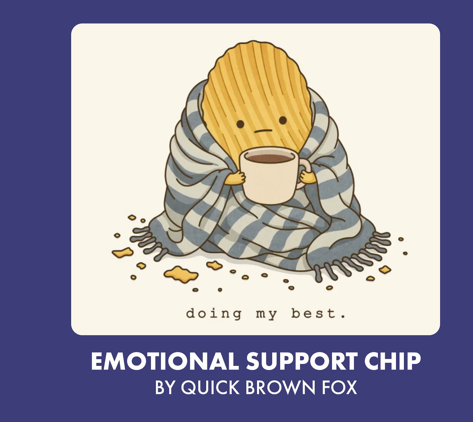 Emotional Support Chip by QBF