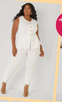 Crepe Pull On Leggings