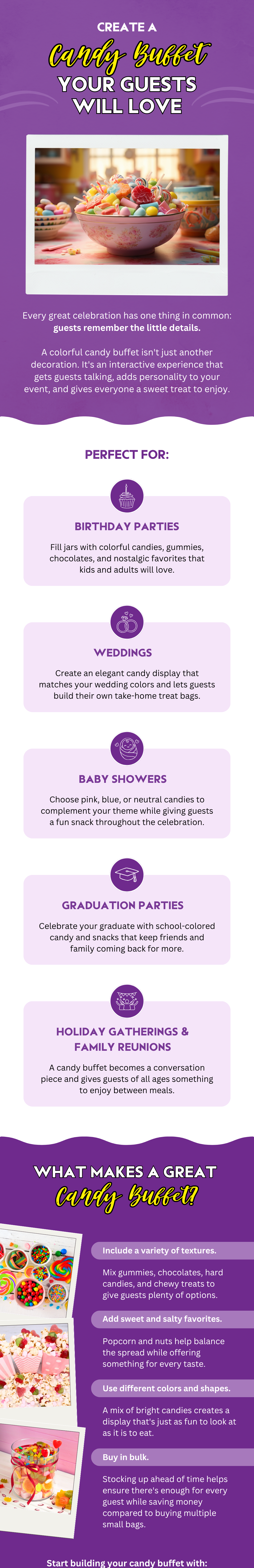 Create a Candy Buffet Your Guests Will Love