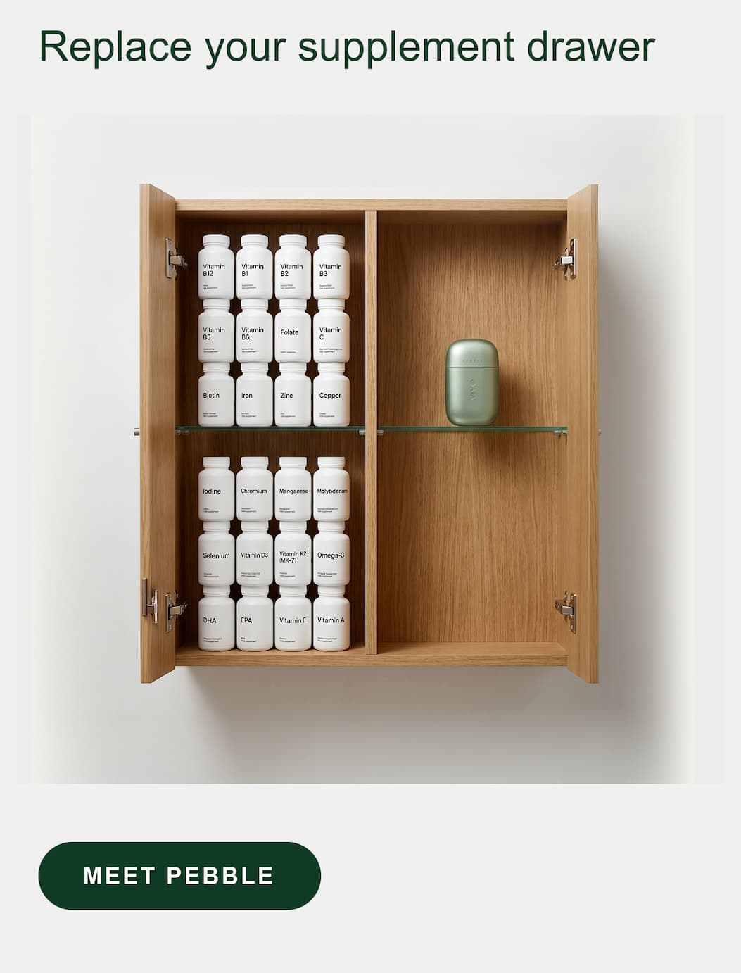 Replace your supplement drawer