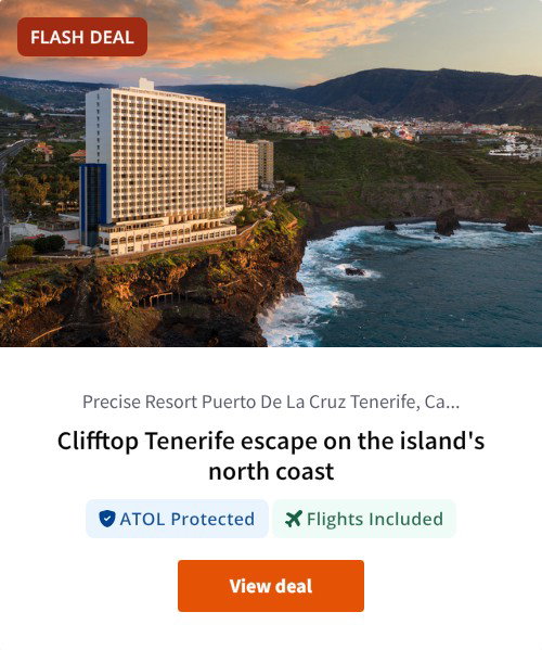 Clifftop Tenerife escape on the island's north coast