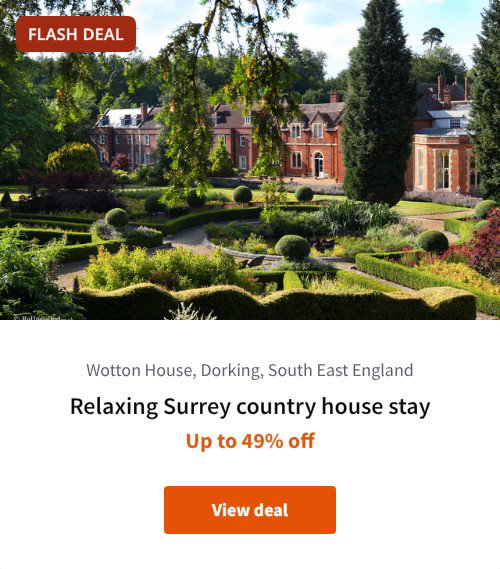 Relaxing Surrey country house stay