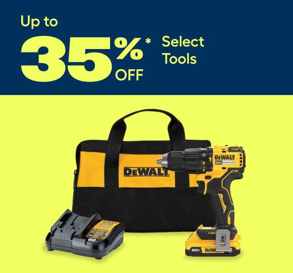 Up to 35%* off select tools