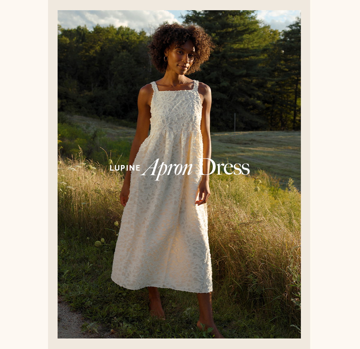 Lupine Apron Dress