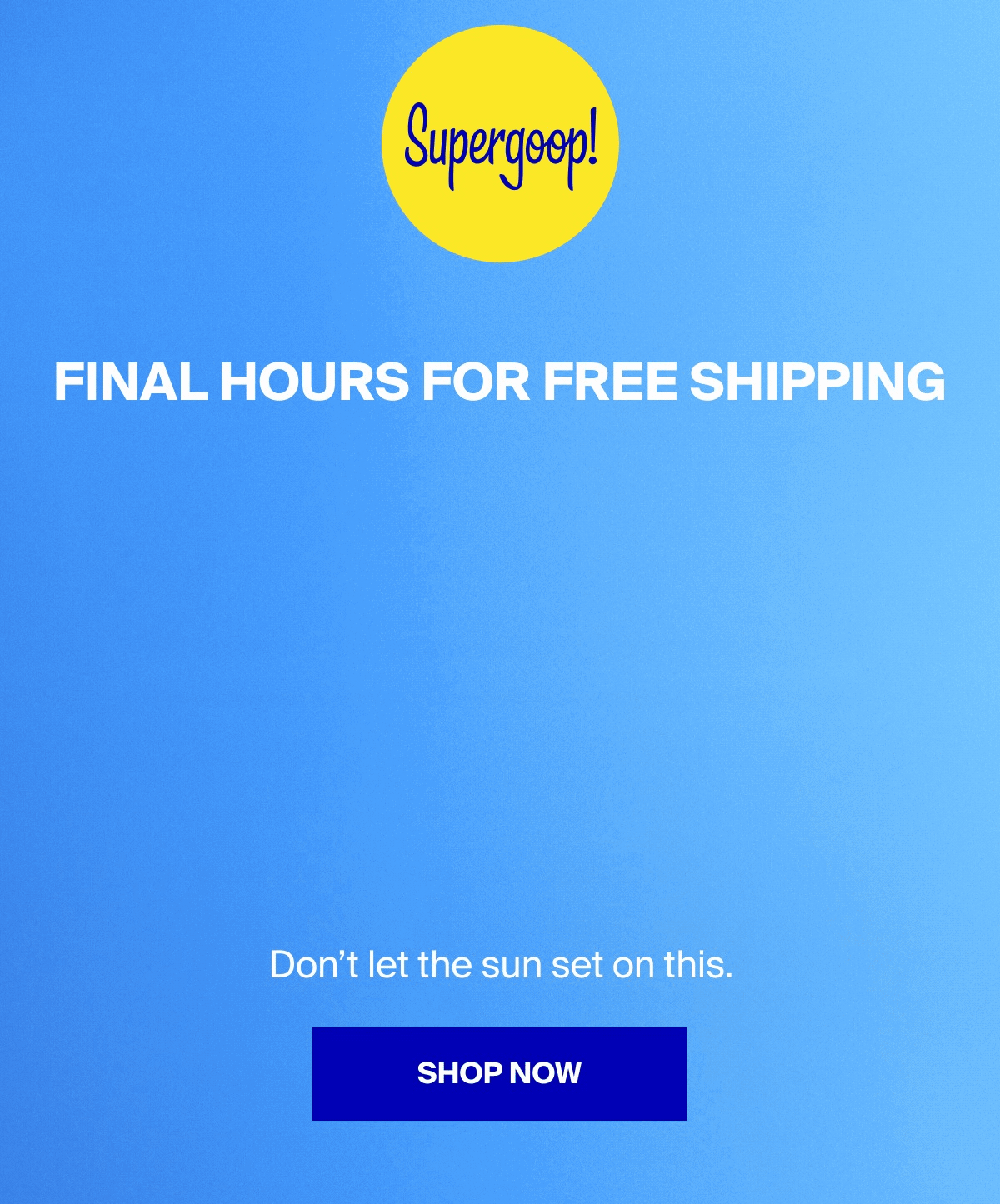 Free Shipping Final Hours