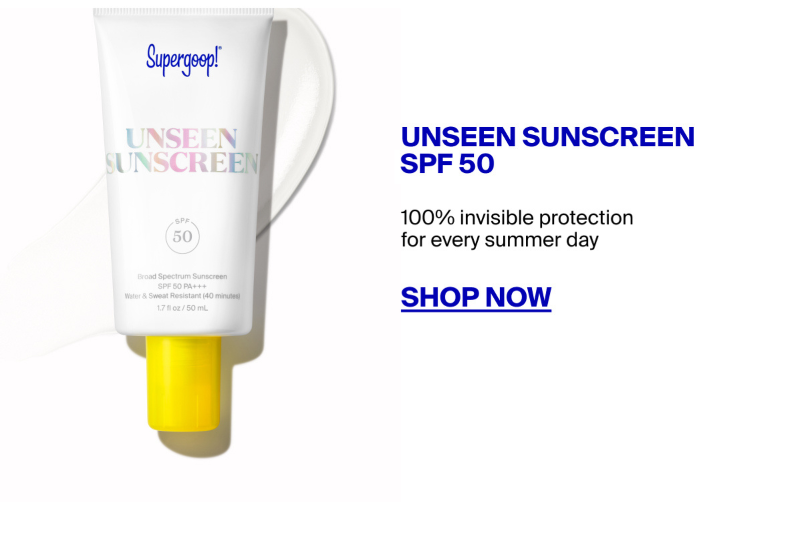 Unseen Sunscreen SPF 50