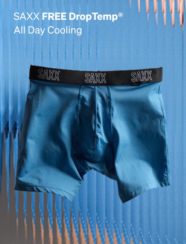 SAXX FREE DropTemp® All Day Cooling Everyday Boxer Brief (3 Pack)