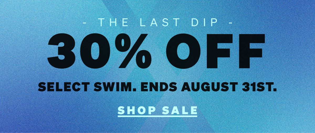 The Last Dip: 30% off on select swim styles