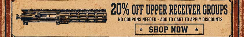 20% OFF UPPER RECEIVER GROUPS - SHOP NOW