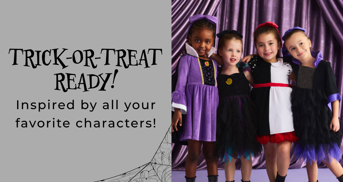 Trick-or-Treat Ready! Inspired by all your favorite characters!