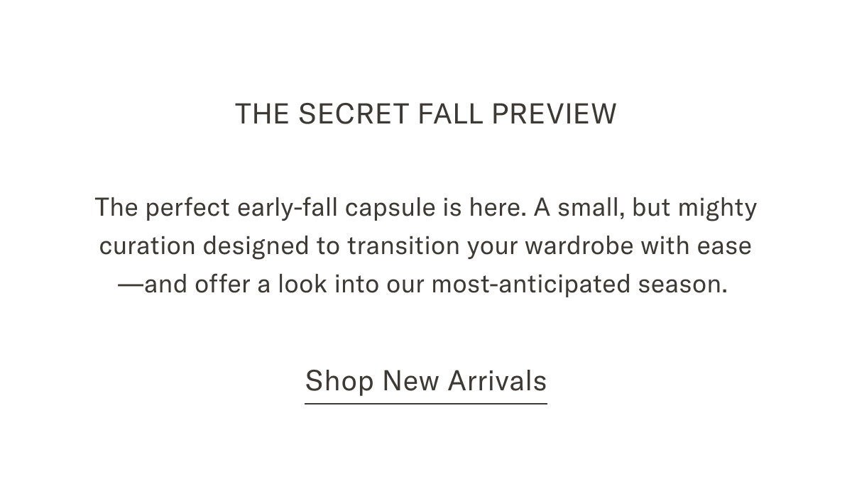 New Arrivals
