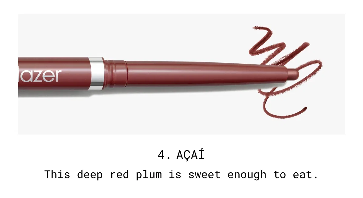 4. Açaí | This deep red plum is sweet enough to eat.