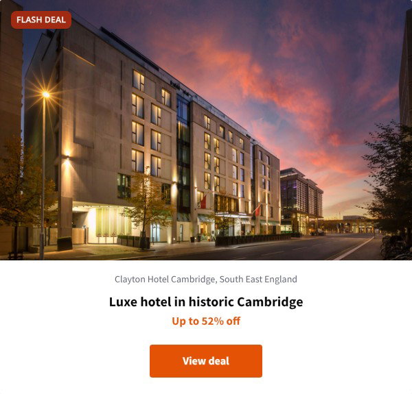 Luxe hotel in historic Cambridge