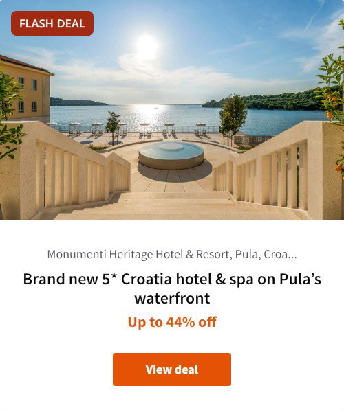 Brand new 5* Croatia hotel &amp; spa on Pula%27s waterfront