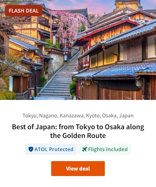 Best of Japan: from Tokyo to Osaka along the Golden Route