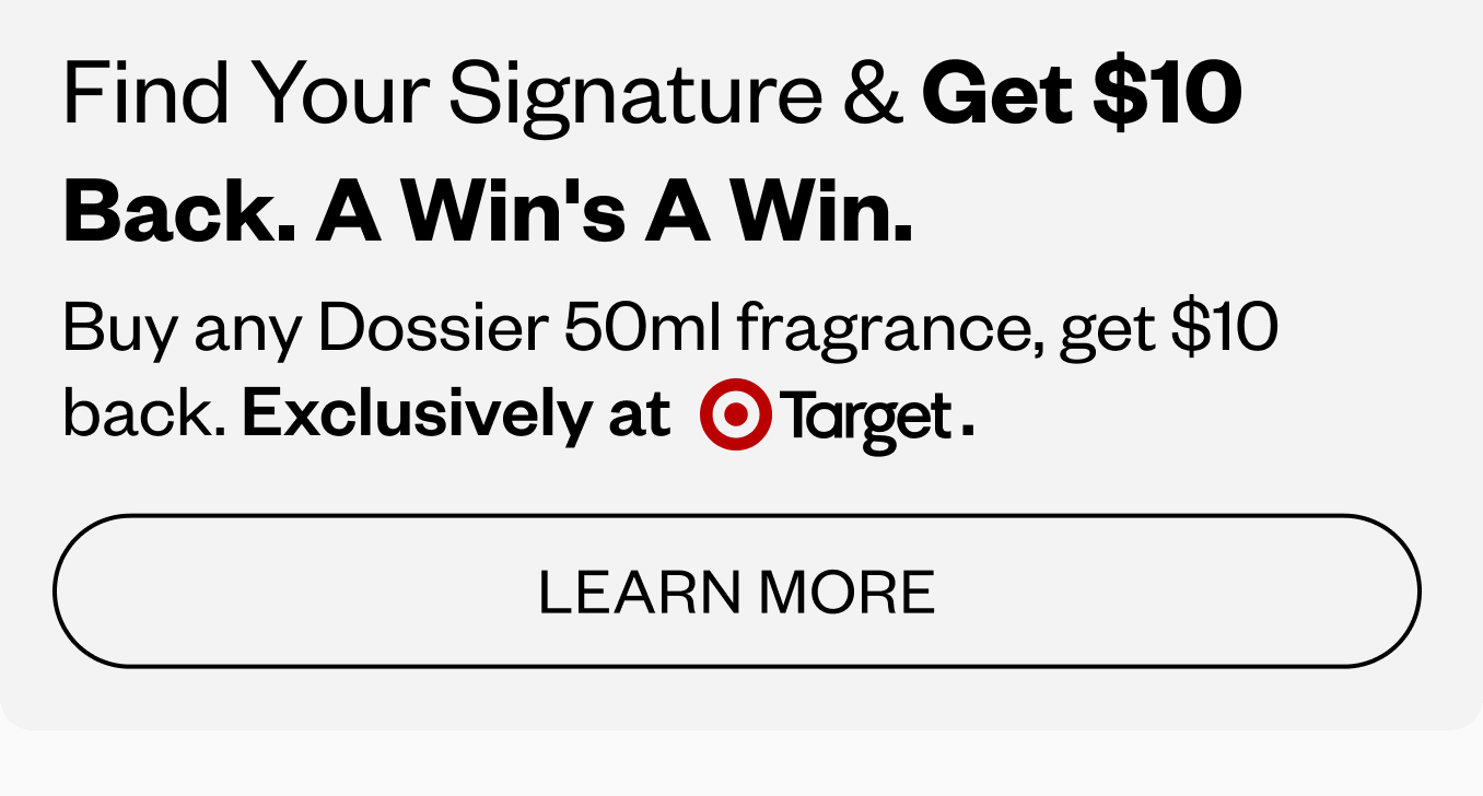 Buy any 50ml - Get $10 Back - At Target
