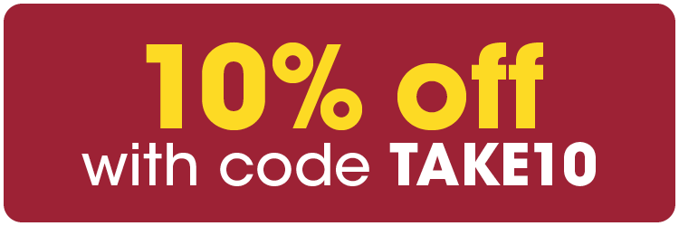 10% off with code TAKE10