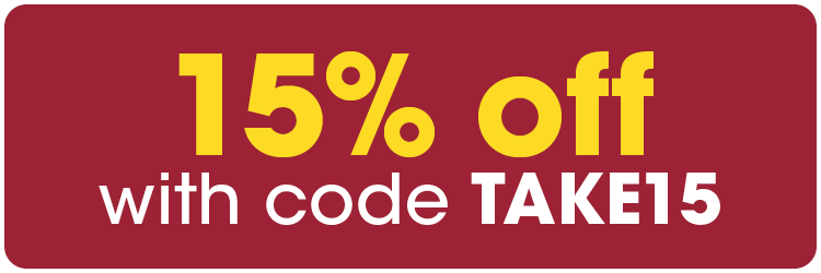 15% off with code TAKE15