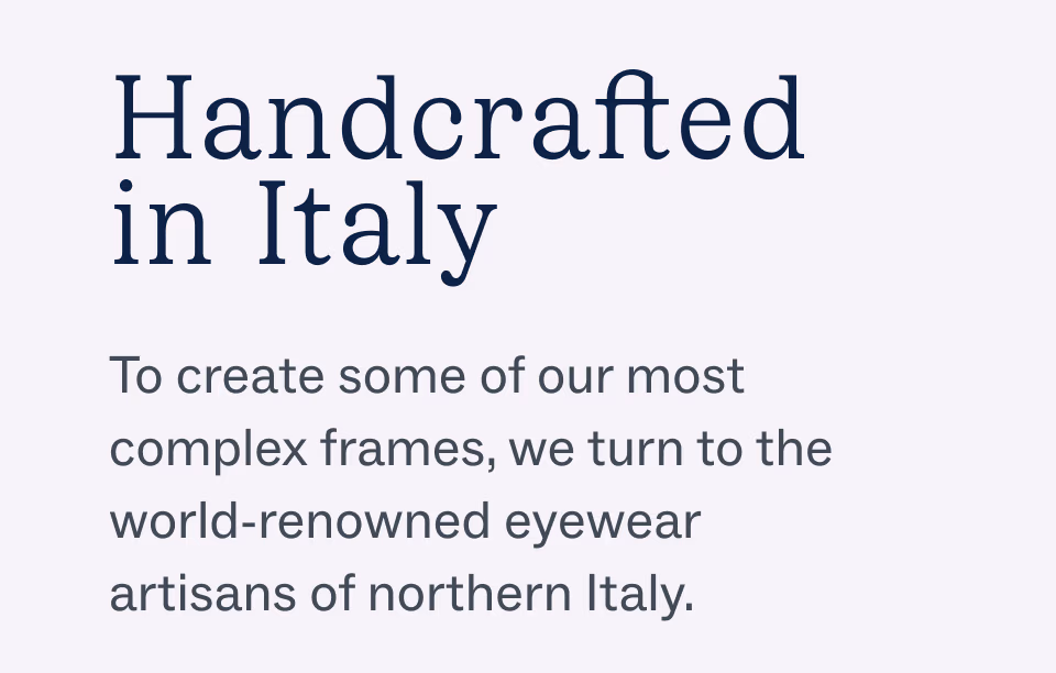 some of our most complex frames