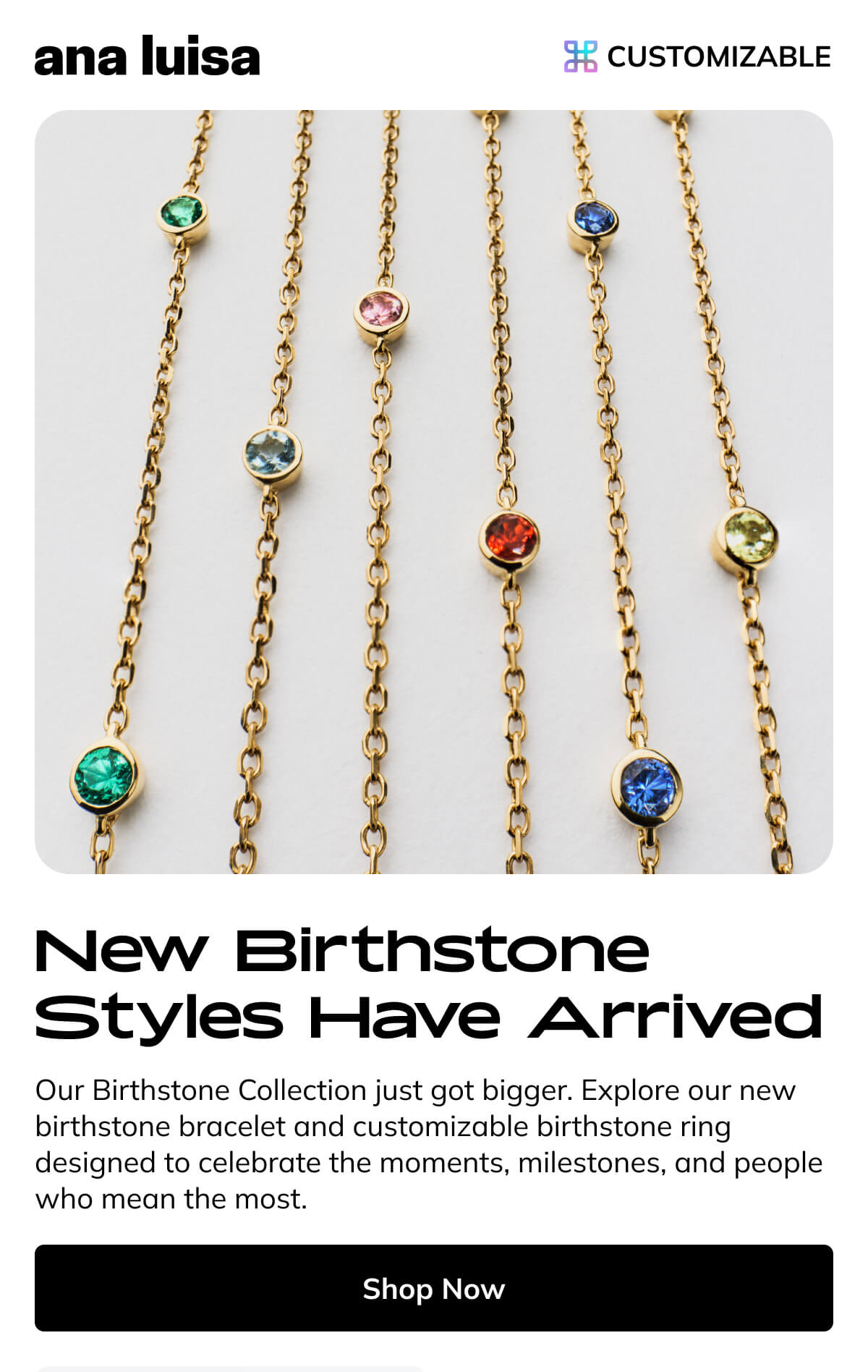 New Birthstone Styles Have Arrived