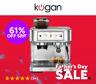 Kogan Lux Barista Touch Dual Boiler Coffee Machine Product Image