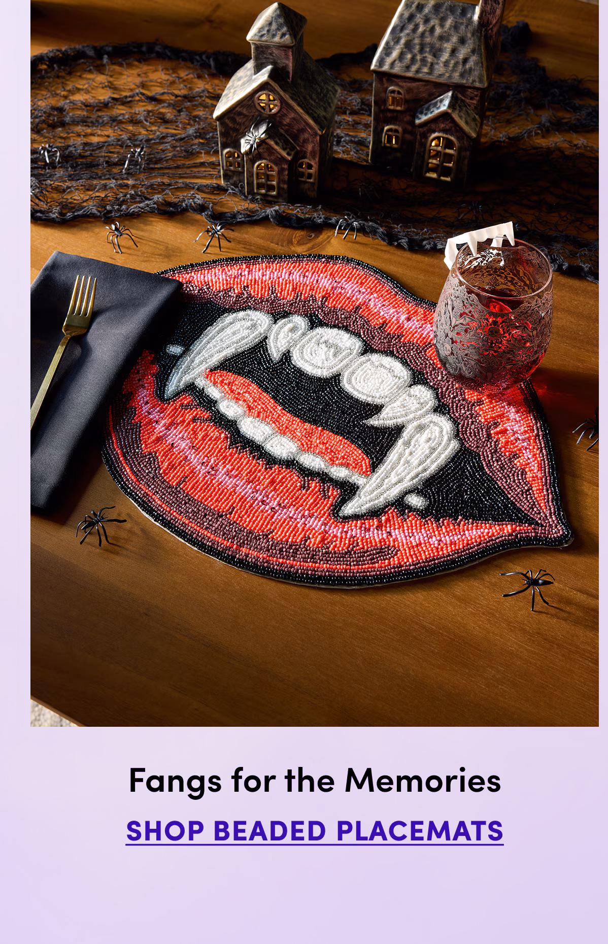 Fangs for the Memories | Shop Beaded Placemats