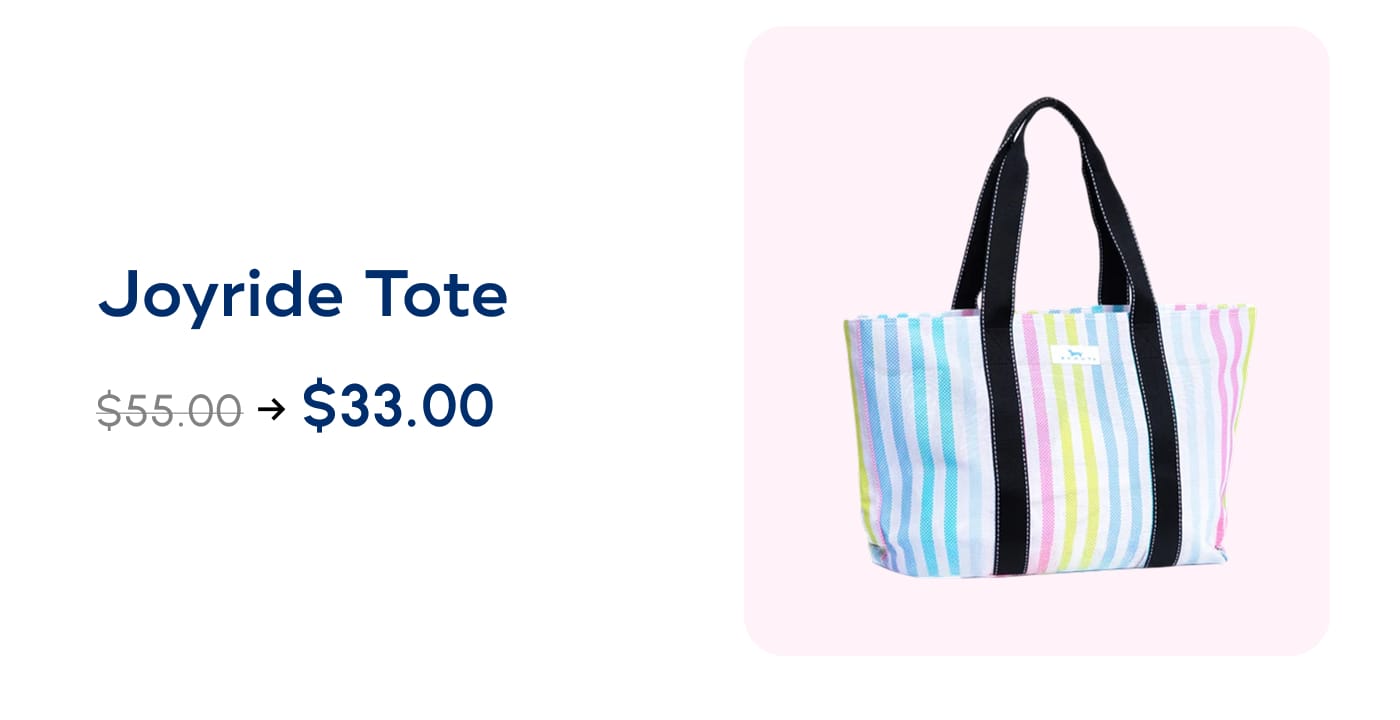 Joyride Tote. $55.00 → $33.00