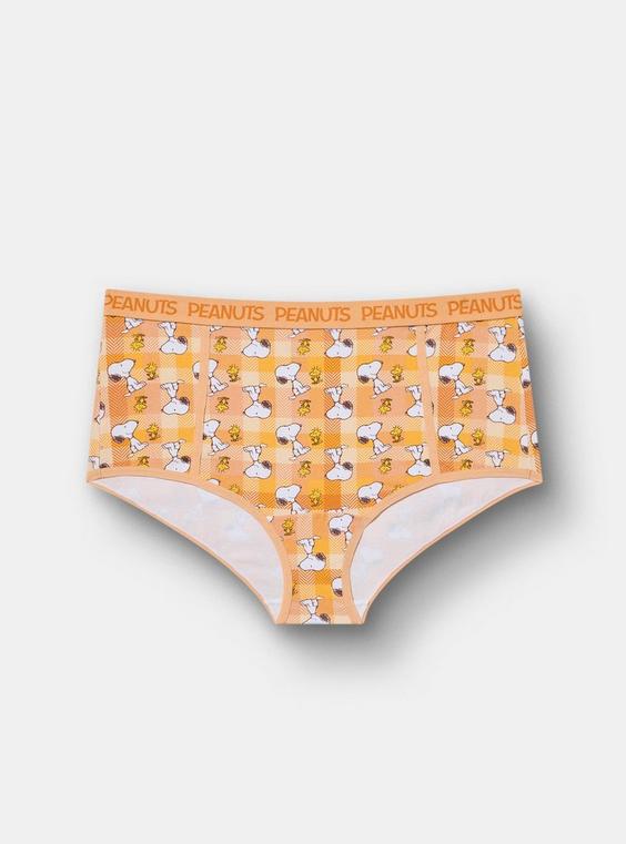 Peanuts Mid-Rise Cotton Brief Panty