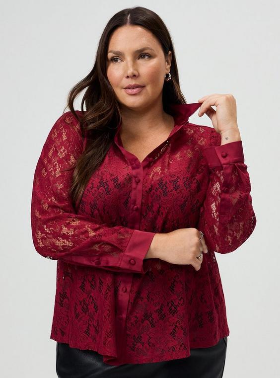 Studio Luxe Lace Shirt