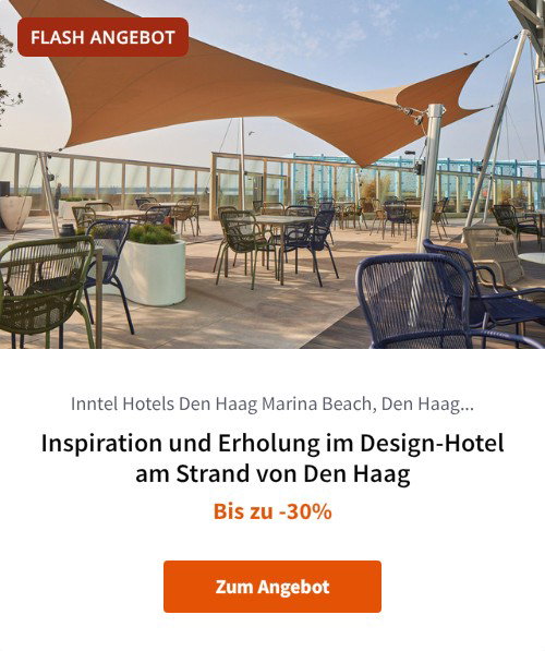 Inspiration und Erholung im Design-Hotel am Strand von Den Haag