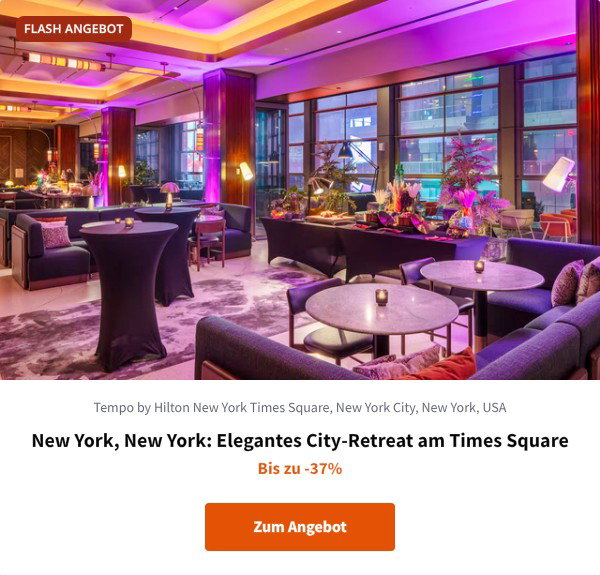New York, New York: Elegantes City-Retreat am Times Square