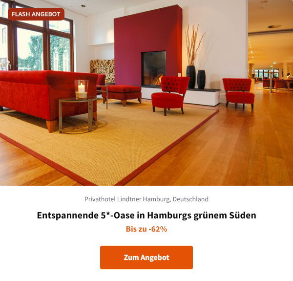 Entspannende 5*-Oase in Hamburgs grünem Süden