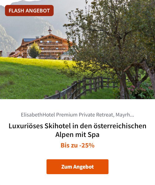 Luxuriöses Skihotel in den österreichischen Alpen mit Spa