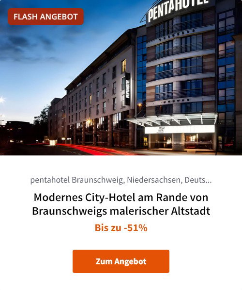 Modernes City-Hotel am Rande von Braunschweigs malerischer Altstadt