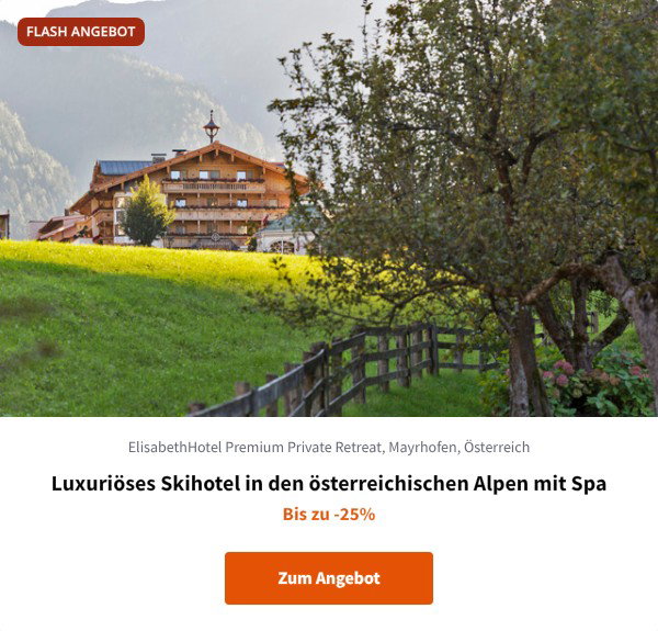 Luxuriöses Skihotel in den österreichischen Alpen mit Spa