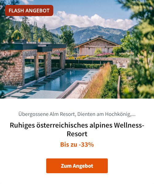Ruhiges österreichisches alpines Wellness-Resort