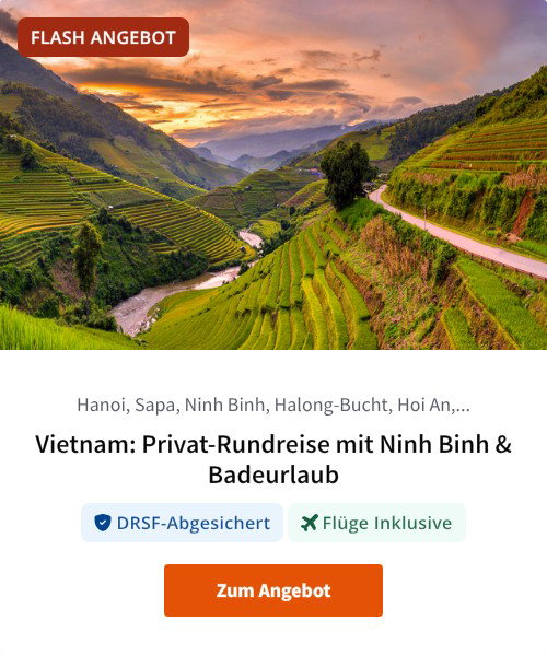 Vietnam: Privat-Rundreise mit Ninh Binh &amp; Badeurlaub