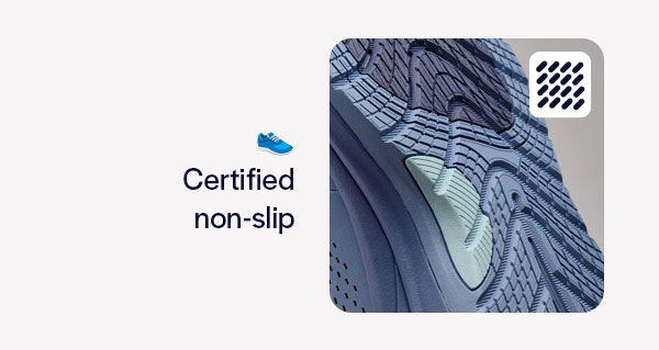 Certified non-slip