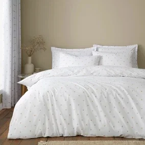 Polka Dots Polycotton Duvet Cover & Pillowcase Set