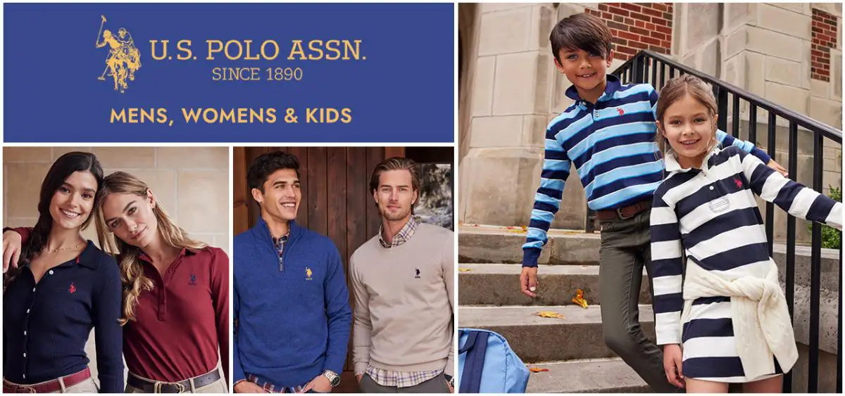 New In Styles! U.S. Polo Assn. Menswear, Womenswear & Kidswear