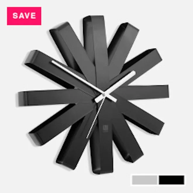 Umbra Ribbon Wall Clock