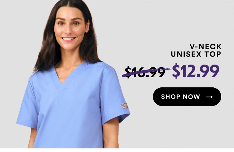 No-Pocket V-Neck Unisex Top | $12.99 | Shop Now