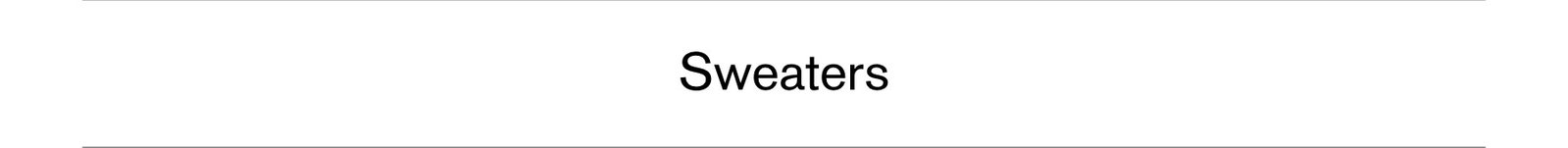 Sweaters