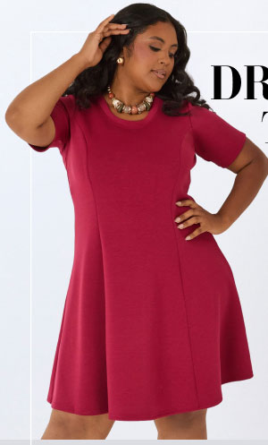 A Line Ponte Dress